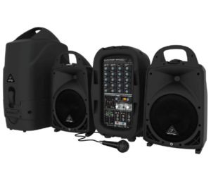 Portable PA System with Wireless Microphone for conference